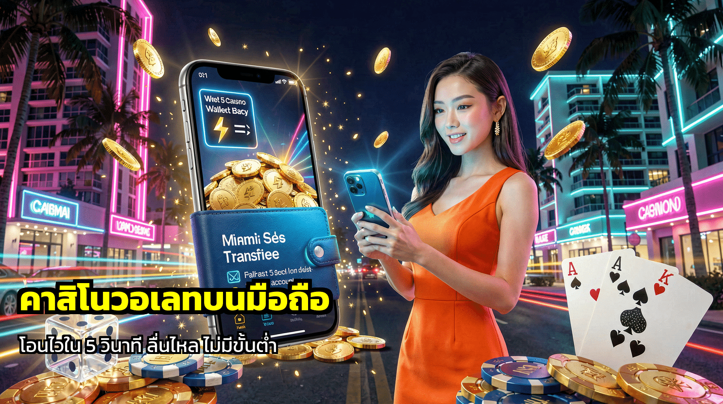 คาสิโนวอเลทบนมือถือ
