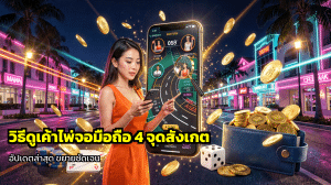 วิธีดูเค้าไพ่จอมือถือ